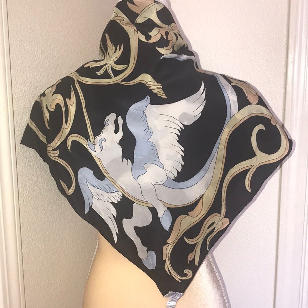 Vintage Silk Scarf by Erin Winter